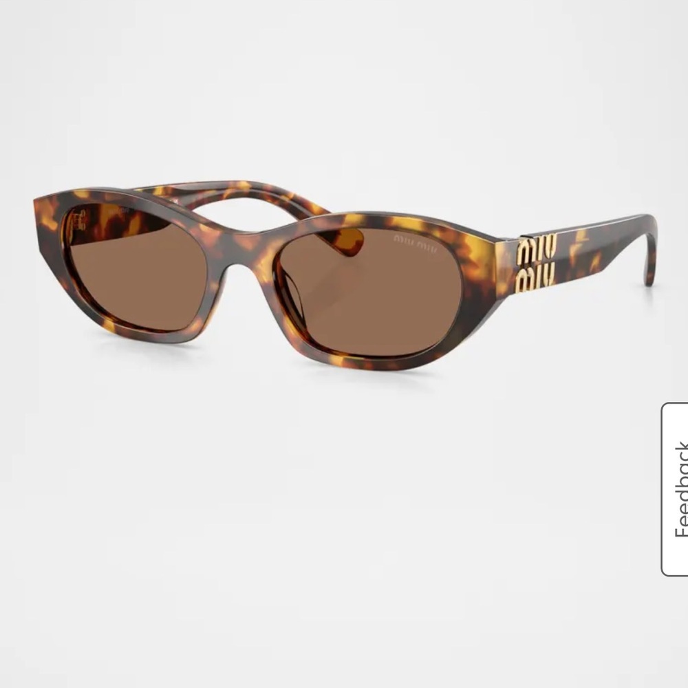 Miu Miu Brown Tortoiseshell Sunglasses
